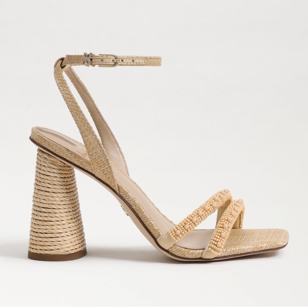 NWT Sam Edelman Kia Beads Block Sandal - Picture 7 of 14